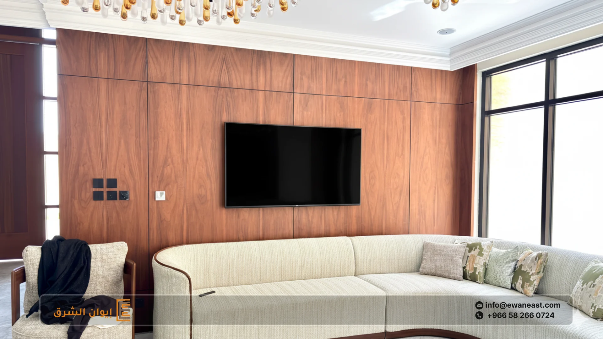 أجمل ديكورات شاشة خشب لعام 2025