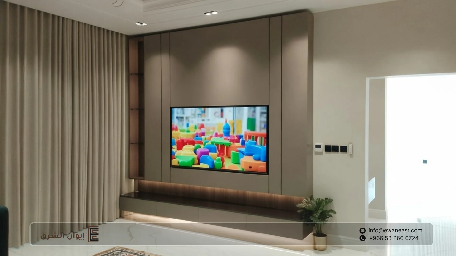 ديكورات خشبية داخلية